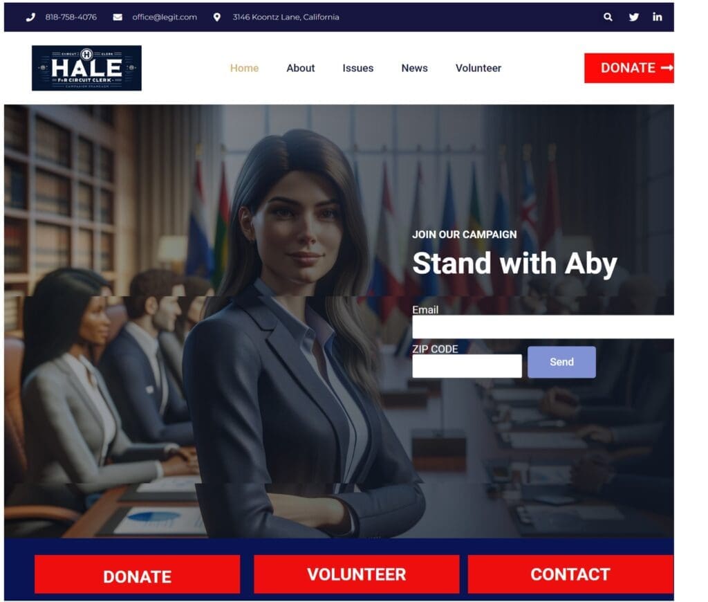 Campaign Websites How to Run for Mayor | Campaign Website Templates.