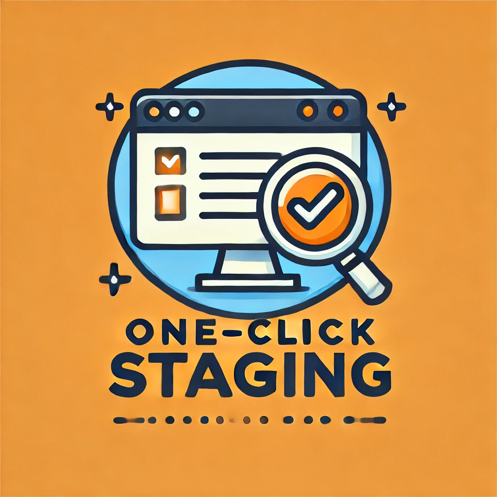 Icon representing one-click staging