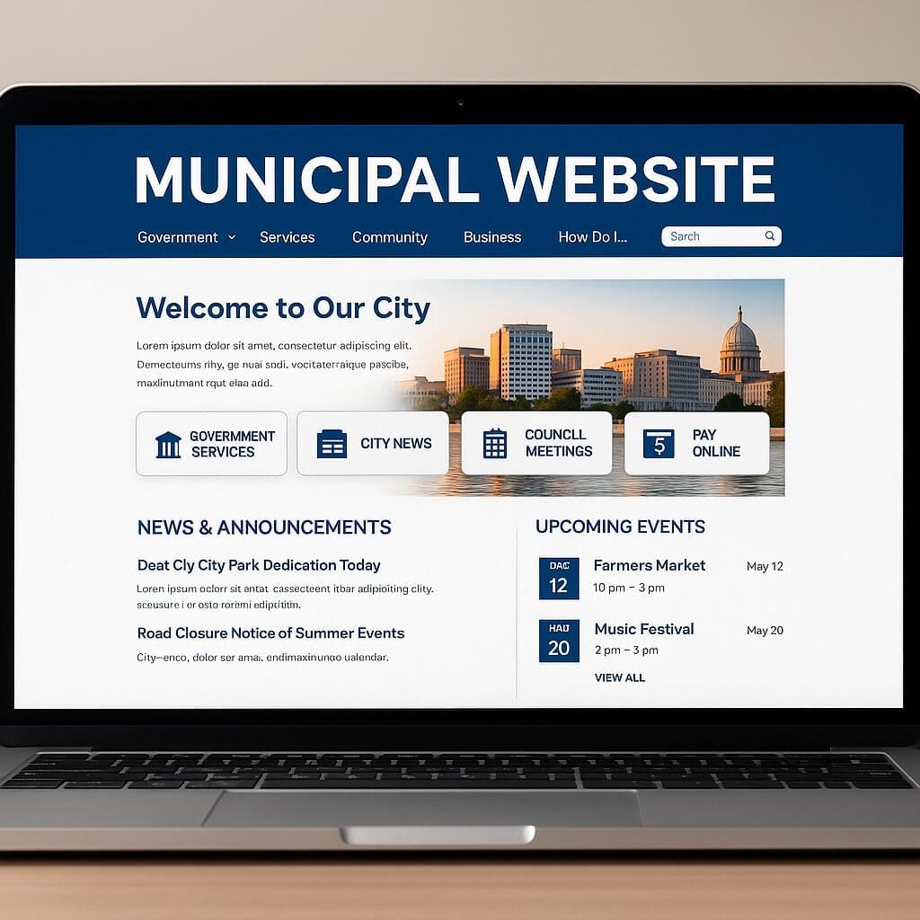 What is a municipal Website